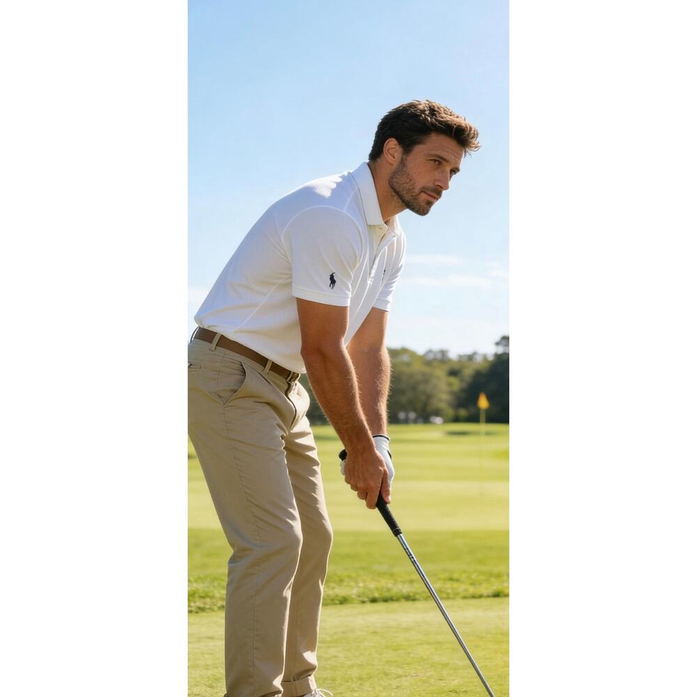 Ralph Lauren Polo Chino Khaki Pants - Size 38/32 / 100 percent Cotton